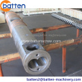 Twin screw barrel for Bandera extrusion Italy machine